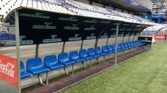 Antiguos banquillos del Carlos Tartiere