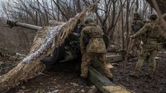 Fuerzas ucranianas, en los alrededores de la ciudad de Bajmut (Donetsk)