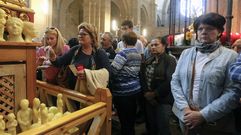 Romeros de todas las edades en la Virgen de las cabezas en Armenteira