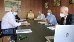 En la reuni�n estuvieron los presidentes del Club Fluvial y de la CHMS, adem�s de t�cnicos, comisarios y jefes de servicios