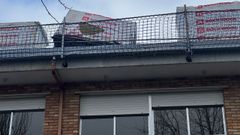 Estado actual de las obras de reforma en el CEIP San Clemente, de Caldas