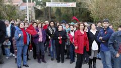En diciembre del 2009, vecinos de Queiruga se concentraron contra la localizaci�n elegida para la EDAR.