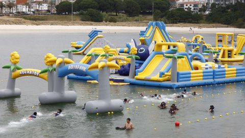 El parque acu�tico de Baltar, en Portonovo, estar� abierto hasta finales de verano