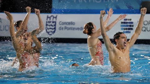 Campeonato del mundo de nataci�n sincronizada en Pontevedra