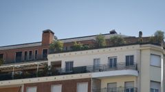 Fachada exterior del �tico adquirido por la Comunidad de Madrid.