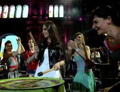 Cristina Fern�ndez, en uno de los pocos actos p�blicos en los que se dej� ver tras su operaci�n.