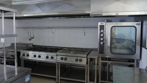 Cocina industrial del viejo restaurante