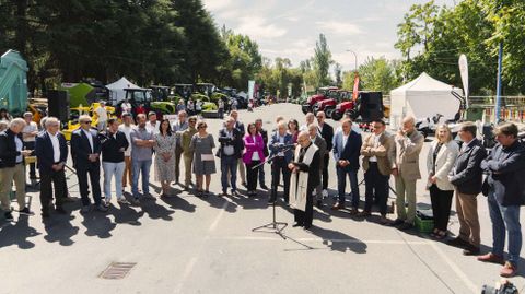 El prroco abri la inauguracin oficial de Alimagro.