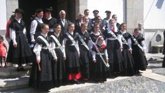 La reina, damas y autoridades en la edici�n 2018 de las fiestas de Vilalba