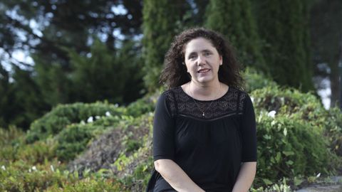 La presidenta de Fademur-Galicia, Rosa Arcos.