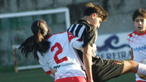 Martínez es la única chica de su categoría, Preferente Futgal Cadete.