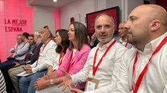 Cargos del PSdeG en el Comit Federal socialista reunido este sbado en Madrid.