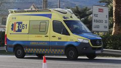 Ambulancia del 061 Urxencias Sanitarias