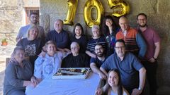 Mar�a de Medes se rode� de toda su familia la semana pasada para celebrar por anticipado sus 105 a�os