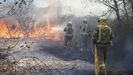 Imagen de archivo de un incendio en Rianxo