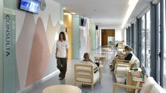 Sala de espera para las consultas de salud mental del hospital Materno Infantil Teresa Herrera de A Corua