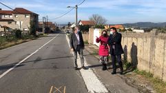 El diputado Santos Hector y la concejala Mar�a Deza inspeccionaron el inicio de la obras de la carretera provincial de Noalla