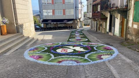 Alfombras florales en Mugardos
