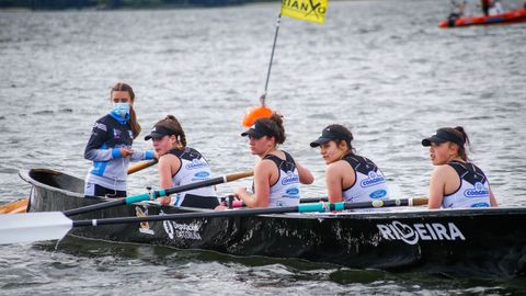 Clasificaci�n para la final del campeonato europeo de bateles celebrado en Rianxo