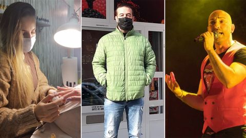 De izquierda a derecha Tamara Merino, Ricardo Barbón y Pepo