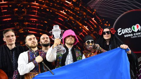 El grupo Kalush Orchestra, de Ucrania, fue el ganador de la pasada edici�n del festival de la canci�n.
