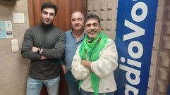 David Villares, F�lix Jorquera e Xisco Feijo�, en Radio Voz Lugo