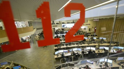 Imagen de la central del 112 Galicia, ubicada en A Estrada.