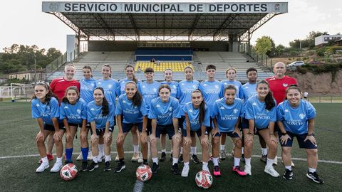 Primer entrenamiento de pretemporada de la EFF Rosal�a 25/26.