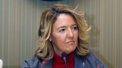 La candidata del PP al Gobierno del Principado, Teresa Mallada, durante la presentacin su pgina web