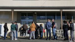 Evacuados en Oroville, California