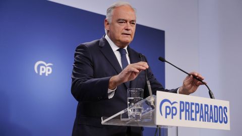 El vicesecretario de Institucional del PP, Esteban González Pons.