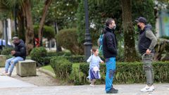 Imagen de la alameda de Noia, donde se han sumado nuevos casos en las tres �ltimas jornadas