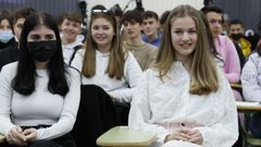 La princesa Leonor, en una jornada sobre ciberseguridad en el instituto IES Julio Verne de Legan�s