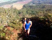 Gran parte de la carrera discurri� por monte a trav�s.