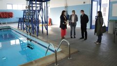 Imagen de archivo de una visita institucional a la escuela náutico-pesquera de Ferrol