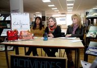 Brea, �lvarez y Calvi�o, ayer durante la presentaci�n de actividades.