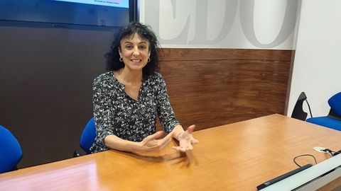 La concejala del PSOE en el Ayuntamiento de Oviedo Natalia S�nchez Santab�rbara