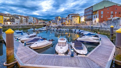 Vista del centro de LLanes