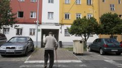 Bloque del barrio de Recimil, uno de los mayores parques de vivienda p�blica de Espa�a.