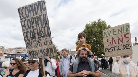 Manifestaci�n contra los pesticidas en Francia