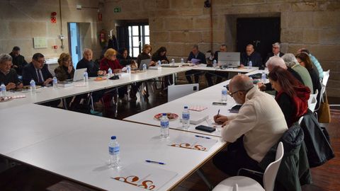 Reuni�n del Consello Social de la UVigo en la Casa das Camp�s, en Pontevedra