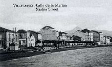 A Mari�a en una imagen antigua extra�da del libro de Manuel Villaronga �A Vilagarc�a das vellas postais�.