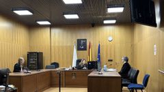 El acusado compareci� por videoconferencia al juicio en Ourense