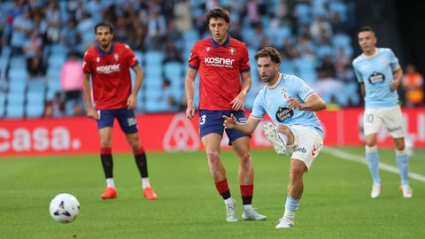 Javi Rueda fue titular en el carril derecho en la semana en la que el Celta desestim� su traspaso a la Premier.