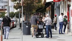 Quedan 24 casos activos en Burela, en una imagen de estos d�as