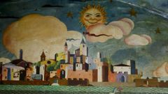 Lugr�s complet� el conjunto de los 12 murales en febrero de 1951, en lo que en su d�a fue un restaurante. 