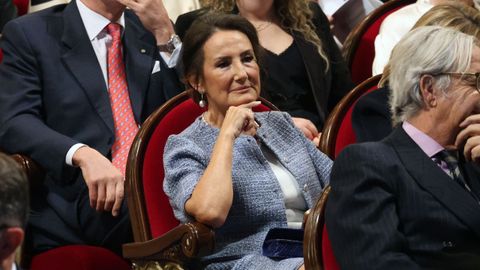 Paloma Rocasolano, madre de la reina Letizia, durante la entrega de premios.