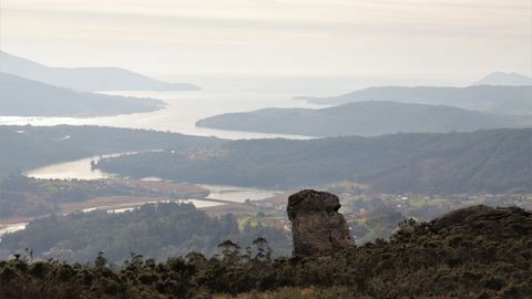 Mirador del monte do Castelo, en Outes