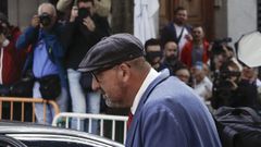 El exasesor del exministro Jos Luis balos,  Koldo Garca, sale del Tribunal Supremo tras comparecer ante el juez Leopoldo Puente. 
