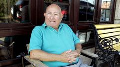 Manuel Charl�n, en una imagen de archivo en la casa en la que falleci�